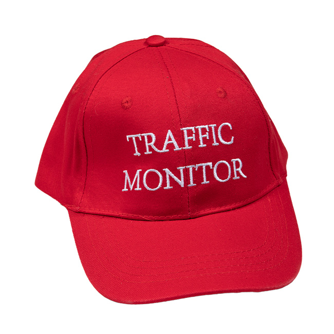 Red Traffic Monitor Cap